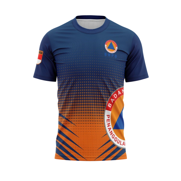 JERSEY BNPB Pendek / Kaos Olahraga / Kaos Santai / Kaos Organisasi