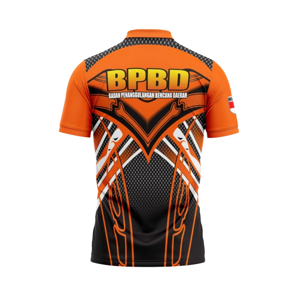 JERSEY POLO BPBD 2 Pendek / Kaos Olahraga / Kaos Santai / Kaos Organisasi - foto 3