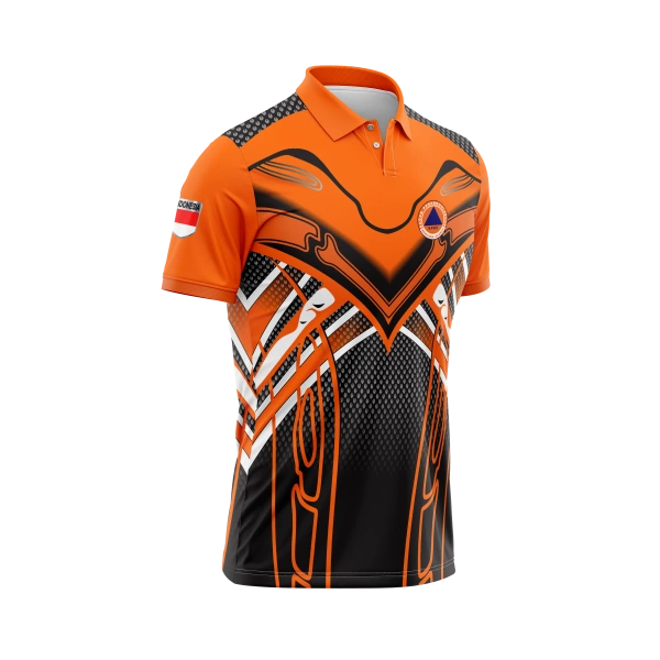 JERSEY POLO BPBD 2 Pendek / Kaos Olahraga / Kaos Santai / Kaos Organisasi - foto 2