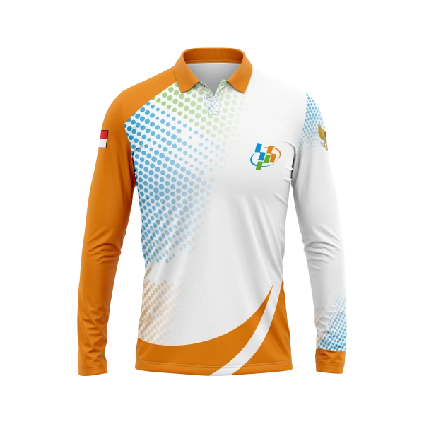 JERSEY POLO BPS Panjang / Kaos Olahraga / Kaos Santai / Kaos Organisasi - foto 1