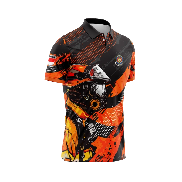 JERSEY POLO DAMKAR Pendek / Kaos Olahraga / Kaos Santai / Kaos Organisasi - foto 2