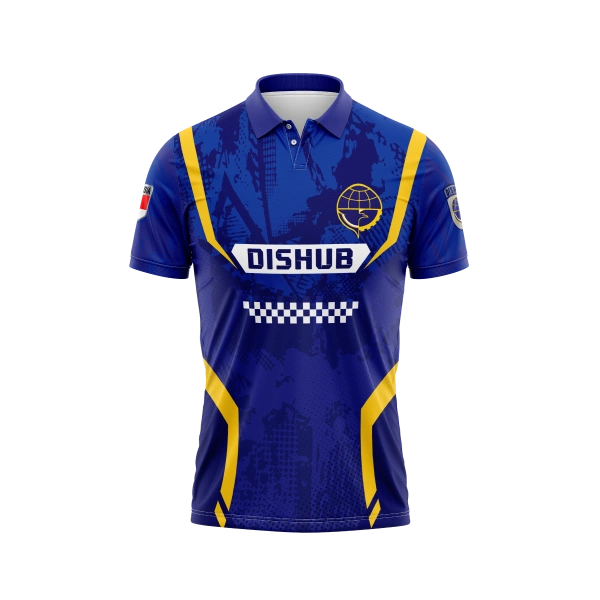 JERSEY POLO DISHUB Pendek / Kaos Olahraga / Kaos Santai / Kaos Organisasi - foto 1
