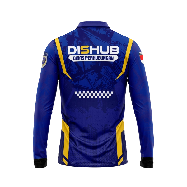 JERSEY POLO DISHUB Panjang / Kaos Olahraga / Kaos Santai / Kaos Organisasi - foto 2