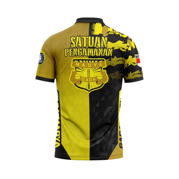 JERSEY POLO SATPAM GADA MADYA Pendek / Kaos Olahraga / Kaos Santai / Kaos Organisasi - foto 3