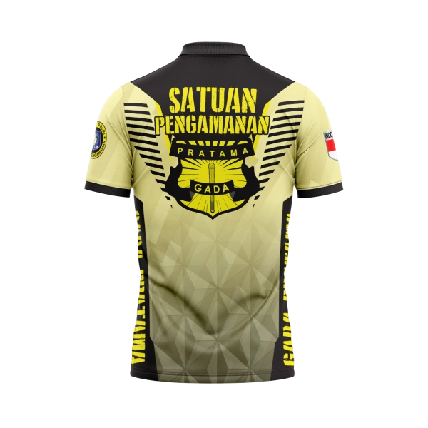 JERSEY POLO SATPAM GADA PRATAM Pendek / Kaos Olahraga / Kaos Santai / Kaos Organisasi - foto 3