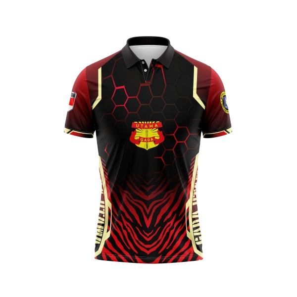 JERSEY POLO SATPAM GADA UTAMA Pendek / Kaos Olahraga / Kaos Santai / Kaos Organisasi - foto 1
