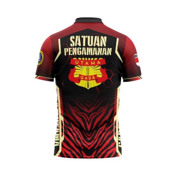 JERSEY POLO SATPAM GADA UTAMA Pendek / Kaos Olahraga / Kaos Santai / Kaos Organisasi - foto 2