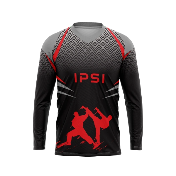 JERSEY V-NECK IPSI Panjang / Kaos Olahraga / Kaos Santai / Kaos Organisasi - foto 1