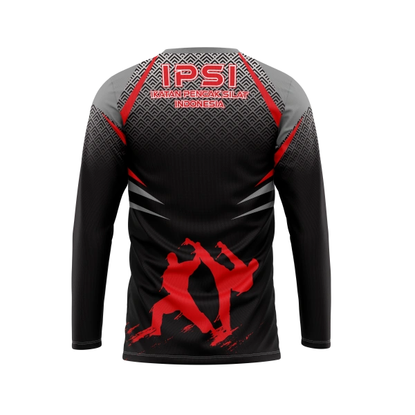JERSEY V-NECK IPSI Panjang / Kaos Olahraga / Kaos Santai / Kaos Organisasi - foto 2
