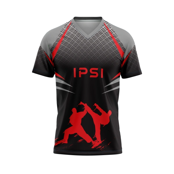JERSEY V-NECK IPSI Pendek / Kaos Olahraga / Kaos Santai / Kaos Organisasi - foto 1