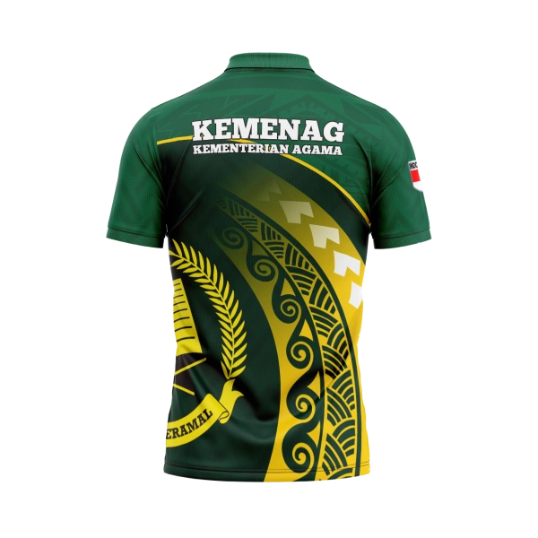 JERSEY POLO KEMENAG Pendek / Kaos Olahraga / Kaos Santai / Kaos Organisasi - foto 3