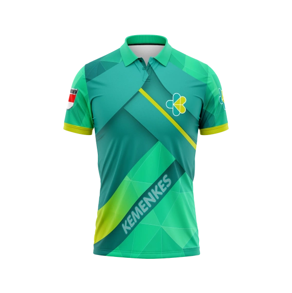 JERSEY POLO KEMENKES Pendek / Kaos Olahraga / Kaos Santai / Kaos Organisasi - foto 1