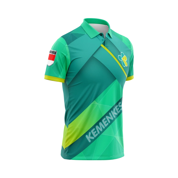 JERSEY POLO KEMENKES Pendek / Kaos Olahraga / Kaos Santai / Kaos Organisasi - foto 2