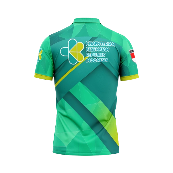JERSEY POLO KEMENKES Pendek / Kaos Olahraga / Kaos Santai / Kaos Organisasi - foto 3