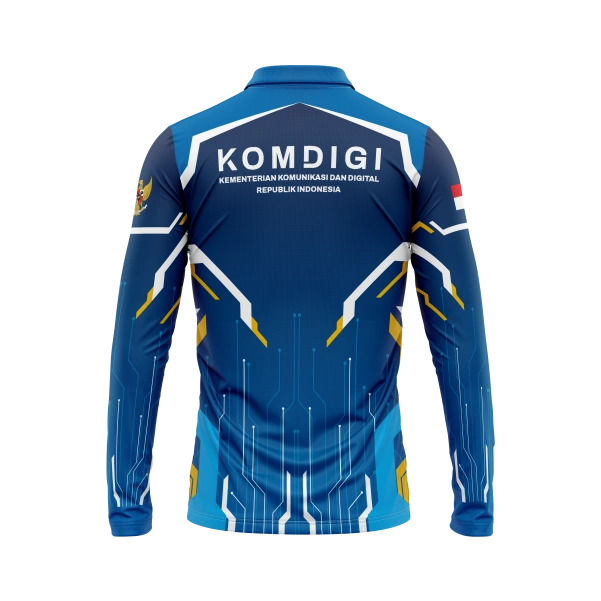 JERSEY POLO KOMDIGI Panjang / Kaos Olahraga / Kaos Santai / Kaos Organisasi - foto 2