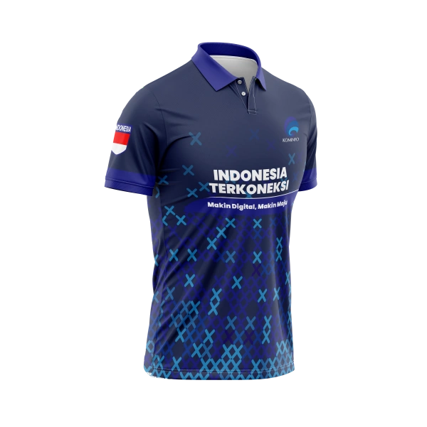 JERSEY POLO KOMINFO Pendek / Kaos Olahraga / Kaos Santai / Kaos Organisasi - foto 2