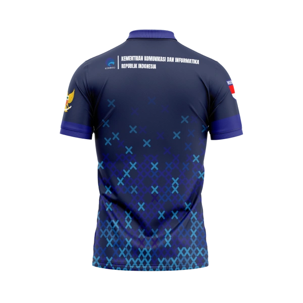 JERSEY POLO KOMINFO Pendek / Kaos Olahraga / Kaos Santai / Kaos Organisasi - foto 3