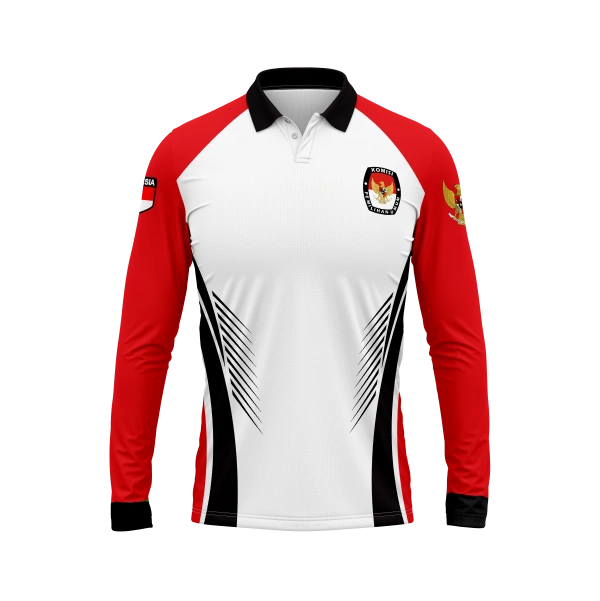 JERSEY POLO KPU Panjang / Kaos Olahraga / Kaos Santai / Kaos Organisasi - foto 1