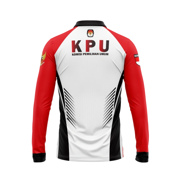 JERSEY POLO KPU Panjang / Kaos Olahraga / Kaos Santai / Kaos Organisasi - foto 2
