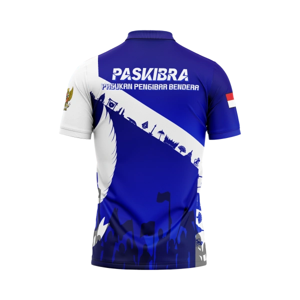 JERSEY POLO PASKIBRA 2 Pendek / Kaos Olahraga / Kaos Santai / Kaos Organisasi - foto 3
