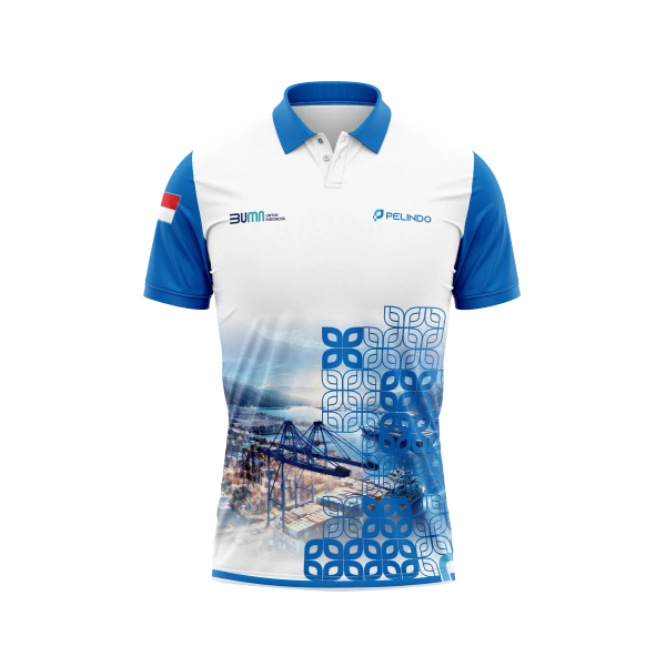 JERSEY POLO PELINDO Pendek / Kaos Olahraga / Kaos Santai / Kaos Organisasi - foto 1