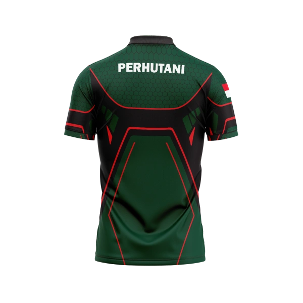 JERSEY POLO PERHUTANI Pendek / Kaos Olahraga / Kaos Santai / Kaos Organisasi - foto 2