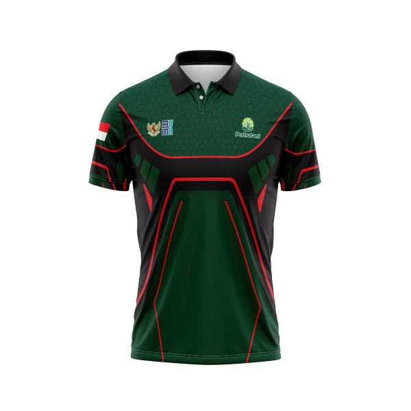 JERSEY POLO PERHUTANI Pendek / Kaos Olahraga / Kaos Santai / Kaos Organisasi - foto 1