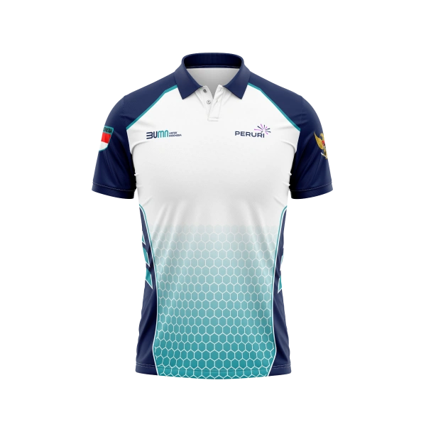 JERSEY POLO PERURI Pendek / Kaos Olahraga / Kaos Santai / Kaos Organisasi - foto 1