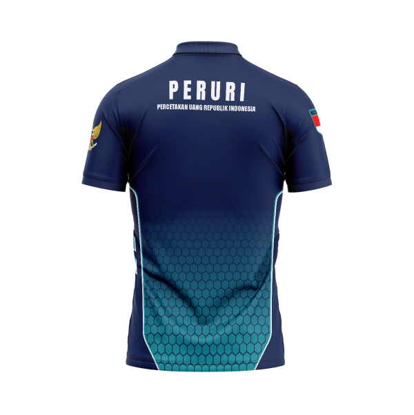 JERSEY POLO PERURI Pendek / Kaos Olahraga / Kaos Santai / Kaos Organisasi - foto 2