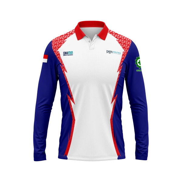 JERSEY POLO PGN Panjang / Kaos Olahraga / Kaos Santai / Kaos Organisasi - foto 1