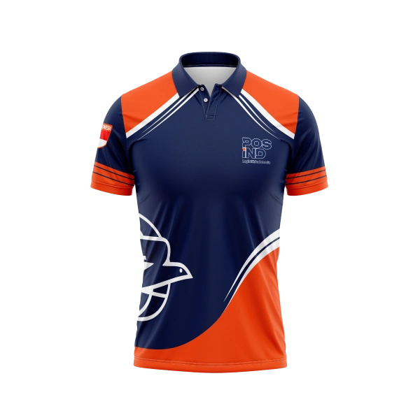 JERSEY POLO POS INDONESIA Pendek / Kaos Olahraga / Kaos Santai / Kaos Organisasi - foto 1