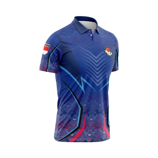 JERSEY POLO PPDI Pendek / Kaos Olahraga / Kaos Santai / Kaos Organisasi - foto 2