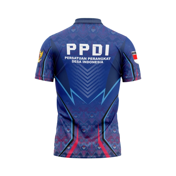 JERSEY POLO PPDI Pendek / Kaos Olahraga / Kaos Santai / Kaos Organisasi - foto 3