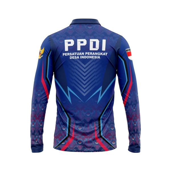 JERSEY POLO PPDI Panjang/ Kaos Olahraga / Kaos Santai / Kaos Organisasi - foto 2