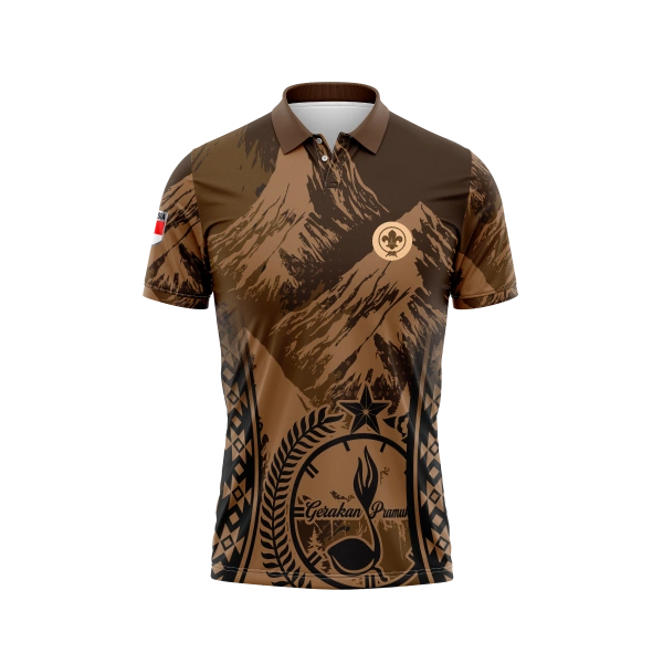 JERSEY POLO PRAMUKA 2 Pendek/ Kaos Olahraga / Kaos Santai / Kaos Organisasi - foto 1