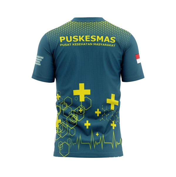 JERSEY PUSKESMAS 2 Pendek / Kaos Olahraga / Kaos Santai / Kaos Organisasi - foto 2
