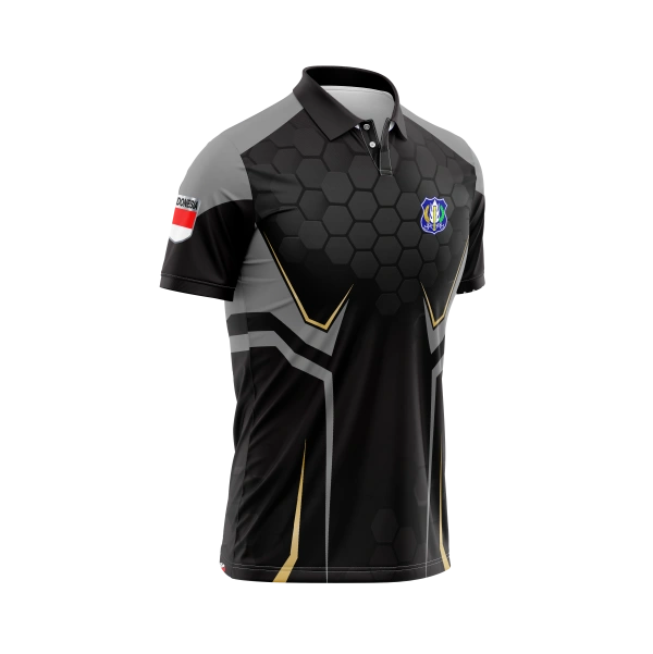 JERSEY POLO SATPAM HONEY BLACK Pendek / Kaos Olahraga / Kaos Santai / Kaos Organisasi - foto 2