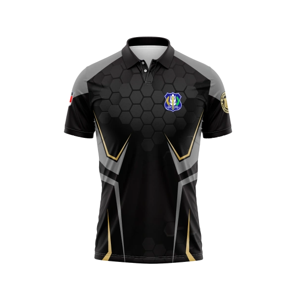 JERSEY POLO SATPAM HONEY BLACK Pendek / Kaos Olahraga / Kaos Santai / Kaos Organisasi - foto 1