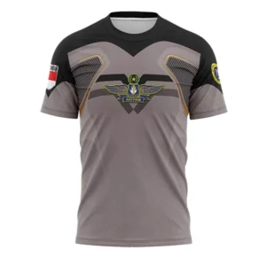 SATPAM Gray Jersey Oblong Pendek