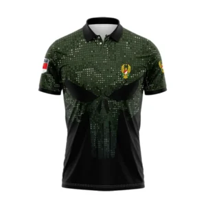 TNI AD Tengkorak Jersey Wangki Pendek