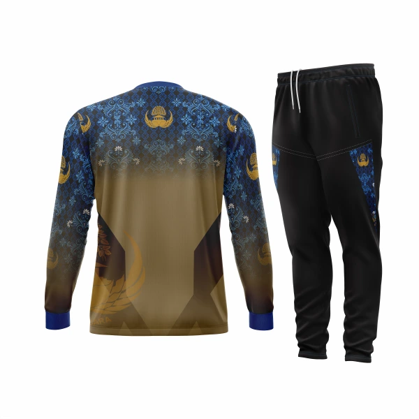 Setelan Jersey Oblong Panjang Korpri - Image 2